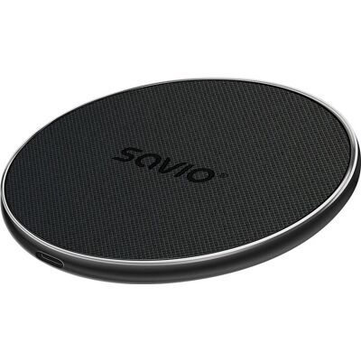Încărcător dispozitiv mobil SAVIO LA-08 - Exterior, Negru, 15W Încărcător dispozitiv mobil SAVIO LA-08 - Exterior, Negru, 15W