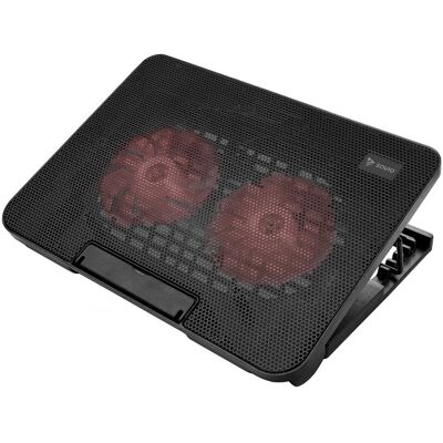 Savio COS-02 Laptop Koelpad - 17,3" Zwart - 2 Ventilatoren Savio COS-02 Laptop Koelpad - 17,3" Zwart - 2 Ventilatoren