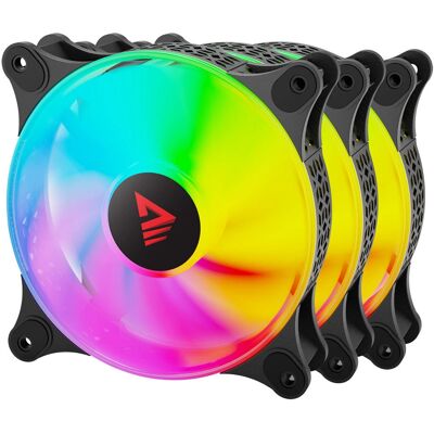 Savio Blast ARGB Ventilátor Készlet - 120mm Hűtőrendszer Savio Blast ARGB Ventilátor Készlet - 120mm Hűtőrendszer