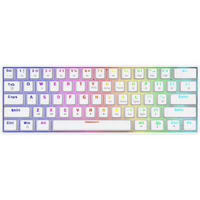 Savio Whiteout X2 Blau Mechanische Tastatur - QWERTY US Savio Whiteout X2 Blau Mechanische Tastatur - QWERTY US