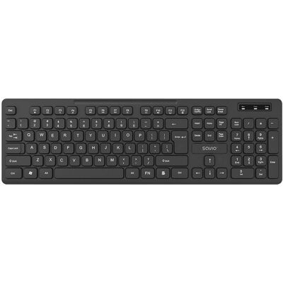 Savio KB-02 Tastatur - Zuhause/Büro USB QWERTY - Schwarz Savio KB-02 Tastatur - Zuhause/Büro USB QWERTY - Schwarz