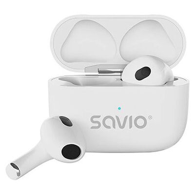 Savio TWS-01PRO Vezeték nélküli fejhallgató fehér Savio TWS-01PRO Vezeték nélküli fejhallgató fehér