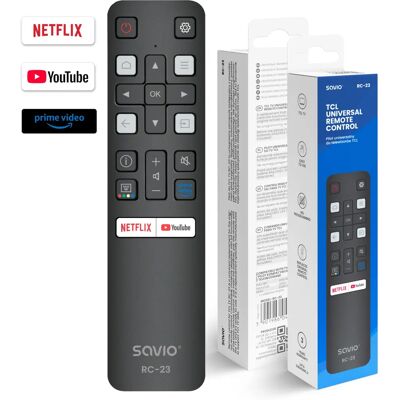 Savio RC-23 Control Remoto - Mando a distancia para TV Savio RC-23 Control Remoto - Mando a distancia para TV