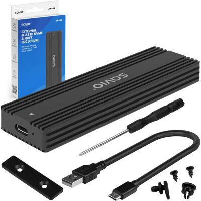 Savio AK-84 M.2 SSD behuizing - Externe opslag Savio AK-84 M.2 SSD behuizing - Externe opslag