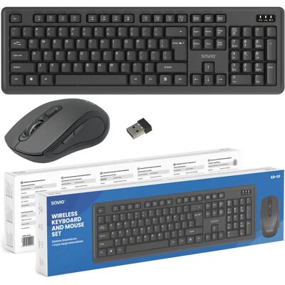 Savio - KB-03 - Schwarz - USB QWERTY US English - keyboard Savio - KB-03 - Schwarz - USB QWERTY US English - keyboard
