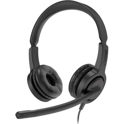 Casque Axtel Voice PC28 Duo NC - Bureau/Call Center - Noir - Publicité Casque Axtel Voice PC28 Duo NC - Bureau/Call Center - Noir - Publicité