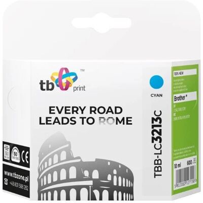 TB Print TBB-LC3213C Cartouche d'Encre Cyan - Cartouche d'Encre TB Print TBB-LC3213C Cartouche d'Encre Cyan - Cartouche d'Encre