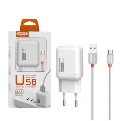 SOMOSTEL - SMS-A52 - Weiß - 2.4 A USB-A - Ladegerät SOMOSTEL - SMS-A52 - Weiß - 2.4 A USB-A - Ladegerät