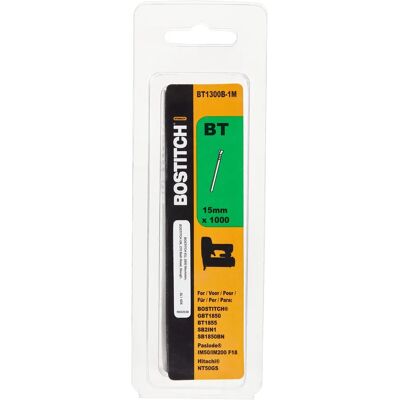 Bostitch BT1300-15 1M Clous Brad Marron - Brad Nails - Publicité Bostitch BT1300-15 1M Clous Brad Marron - Brad Nails - Publicité
