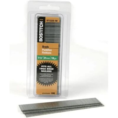 Clous Bostitch BT1314B-1M Galvanisés Marron - 30mm Pack de 1000 - Publicité Clous Bostitch BT1314B-1M Galvanisés Marron - 30mm Pack de 1000 - Publicité