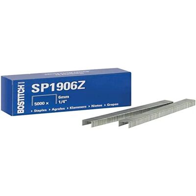 Agrafes NoSP 19 1/4 Bostitch - Boîte de 5000 - Usage professionnel Agrafes NoSP 19 1/4 Bostitch - Boîte de 5000 - Usage professionnel