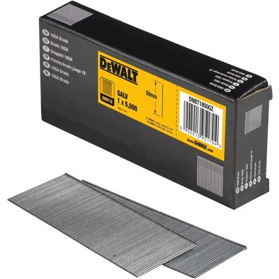 DeWalt DNBT1850GZ Sznury - 0° Galwanizowane 1.25mm 50mm DeWalt DNBT1850GZ Sznury - 0° Galwanizowane 1.25mm 50mm