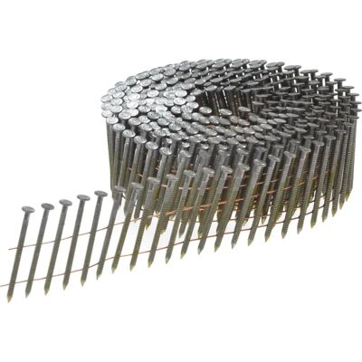 Bostitch N230R55Q Bright Ring Shank Coil Nails - 2.3 x 55mm - Heavy Duty Bostitch N230R55Q Bright Ring Shank Coil Nails - 2.3 x 55mm - Heavy Duty