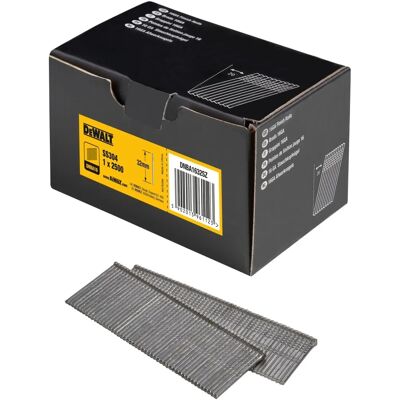 DEWALT Dnba1632Sz Edelstahl 16 Gauge Finish Nails - 32mm, Packung 2500 DEWALT Dnba1632Sz Edelstahl 16 Gauge Finish Nails - 32mm, Packung 2500