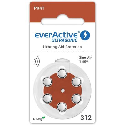 Everactive P312 Hörgerätebatterien - 60 Stück Everactive P312 Hörgerätebatterien - 60 Stück