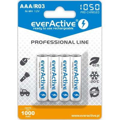 EverActive EVHRL03-1050 AAA wiederaufladbare Batterie - Batterie EverActive EVHRL03-1050 AAA wiederaufladbare Batterie - Batterie
