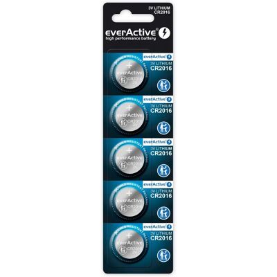 EverActive CR2016 Lithium Batterie - Batterie EverActive CR2016 Lithium Batterie - Batterie