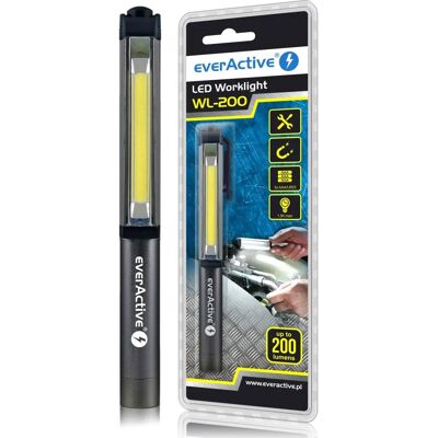 Everactive WL200 3W LED COB Taschenlampe - Taschenlampe Everactive WL200 3W LED COB Taschenlampe - Taschenlampe