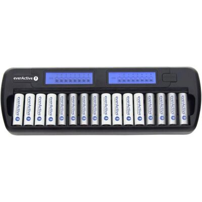 Ładowarka do baterii EverActive NC-1600 - Uniwersalna, Czarna Ładowarka do baterii EverActive NC-1600 - Uniwersalna, Czarna