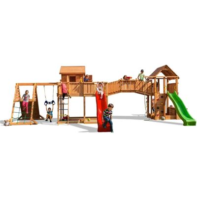 Fungoo Parc Maxi-Set Spider Land - Aire de jeux - Publicité Fungoo Parc Maxi-Set Spider Land - Aire de jeux - Publicité