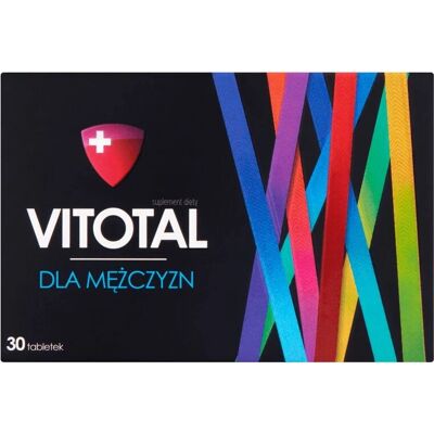 Unbranded Vitotal für Männer - 30 Tabletten - Vitamine und Mineralien mit Lutein, Lycopin Unbranded Vitotal für Männer - 30 Tabletten - Vitamine und Mineralien mit Lutein, Lycopin