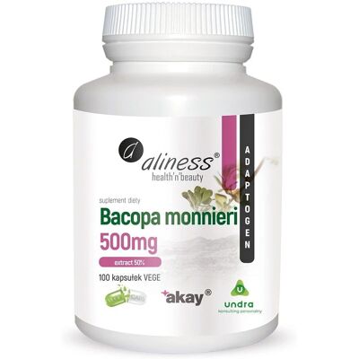 ALINESS Ekstrakt Bacopa Monnieri 50% - Wsparcie pamięci ALINESS Ekstrakt Bacopa Monnieri 50% - Wsparcie pamięci