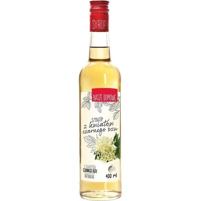 Premium syrop z kwiatów czarnego bzu - Różowy - 400ml Premium syrop z kwiatów czarnego bzu - Różowy - 400ml