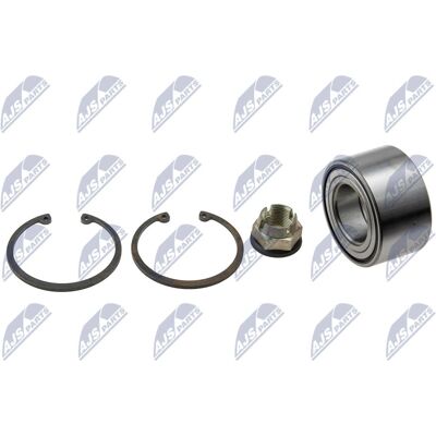 NTY Wiellager Set - Voor en Achter voor Ford Mondeo 3, Transit Connect Mk1 NTY Wiellager Set - Voor en Achter voor Ford Mondeo 3, Transit Connect Mk1
