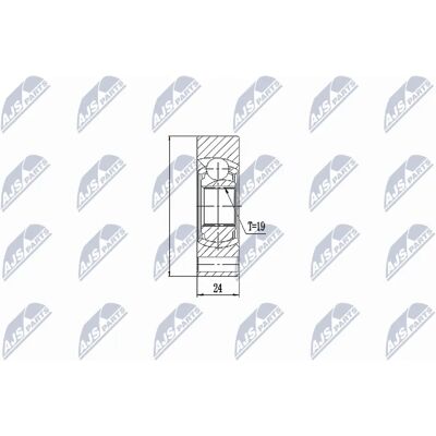 NTY NPW-HD-013 Articulatie ax de transmisie - Unghi universal NTY NPW-HD-013 Articulatie ax de transmisie - Unghi universal