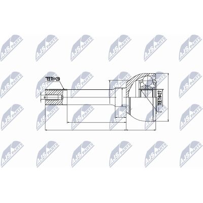 NTY NPZ-NS-010 Drive Shaft Joint Set for Nissan Patrol NTY NPZ-NS-010 Drive Shaft Joint Set for Nissan Patrol