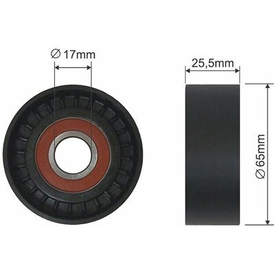 Tambor tensiune curea V NTY RNK-FR-005 - pentru Ford Transit/Mondeo Tambor tensiune curea V NTY RNK-FR-005 - pentru Ford Transit/Mondeo