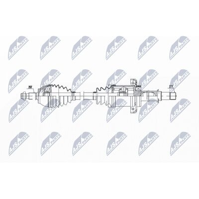 Mercedes-Benz NPW-ME-029 Axul de transmisie - Drept frontal - Clasa A Mercedes-Benz NPW-ME-029 Axul de transmisie - Drept frontal - Clasa A