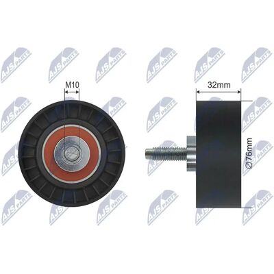 Chrysler Voyager Jeep - Umlenkrolle für Zahnriemen - 76 mm Durchmesser, 32 mm Breite Chrysler Voyager Jeep - Umlenkrolle für Zahnriemen - 76 mm Durchmesser, 32 mm Breite