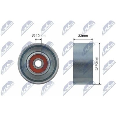 Nissan Toppul - Diameter 70mm, 10mm Inre, Metall - För Nissan Cube Evalia Nissan Toppul - Diameter 70mm, 10mm Inre, Metall - För Nissan Cube Evalia