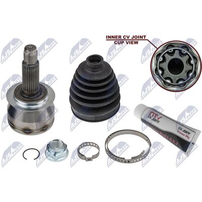 NTY NPZ-SB-027 Set articulații ax de transmisie pentru Subaru XV I, Forester IV NTY NPZ-SB-027 Set articulații ax de transmisie pentru Subaru XV I, Forester IV