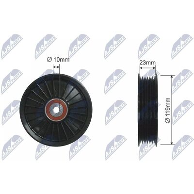 Spänningsrulle Opel/Isuzu/Renault/Vauxhall/Volvo - 124mm - RNK-VV-004 Spänningsrulle Opel/Isuzu/Renault/Vauxhall/Volvo - 124mm - RNK-VV-004