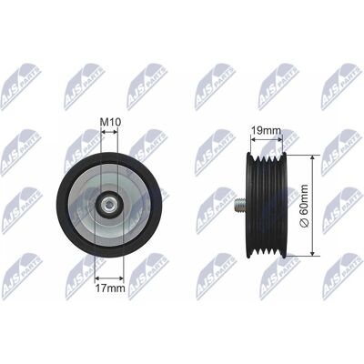 Hyundai Kia Pressboll 66.4mm - V-ribbad Bälte Hyundai Kia Pressboll 66.4mm - V-ribbad Bälte