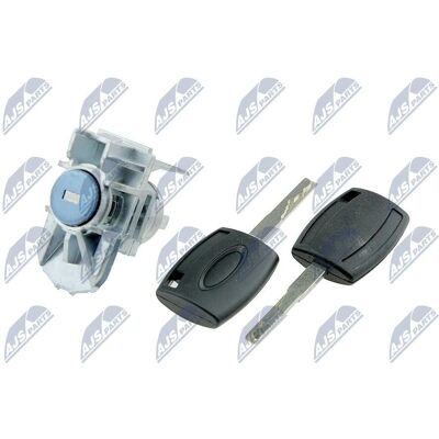NTY EZC-FR-059 Lock Cylinder Set - Two Keys - Ford Front Axle NTY EZC-FR-059 Lock Cylinder Set - Two Keys - Ford Front Axle