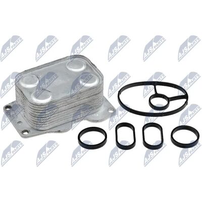 Nty Refroidisseur d'huile en aluminium refroidi par eau pour Citroën C4 C5 C8 DS4 DS5 Jumpy Fiat Scudo - Publicité Nty Refroidisseur d'huile en aluminium refroidi par eau pour Citroën C4 C5 C8 DS4 DS5 Jumpy Fiat Scudo - Publicité
