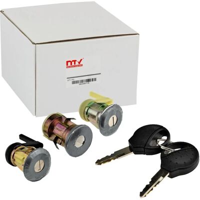 NTY auto slotenset - 3 cilinders, 2 sleutels - Peugeot 206 NTY auto slotenset - 3 cilinders, 2 sleutels - Peugeot 206