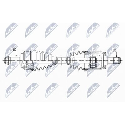 NTY Antriebswelle für BMW X3 E83 - Vorderachse links NTY Antriebswelle für BMW X3 E83 - Vorderachse links