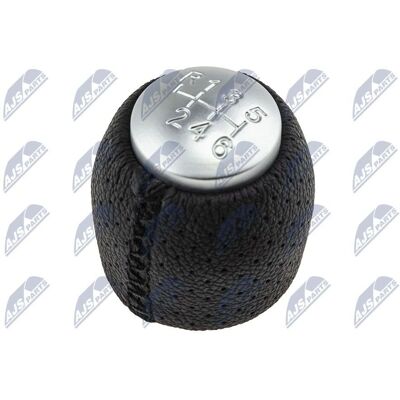 Alfa Romeo GZB-AR-000 6-trinns Lær Chrome/Svart Gear Shift Knob - Gear Shift Knob Alfa Romeo GZB-AR-000 6-trinns Lær Chrome/Svart Gear Shift Knob - Gear Shift Knob
