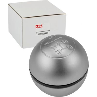 Alfa Romeo GZB-AR-002 Sølvratsknap - Gear Shift Knob Alfa Romeo GZB-AR-002 Sølvratsknap - Gear Shift Knob
