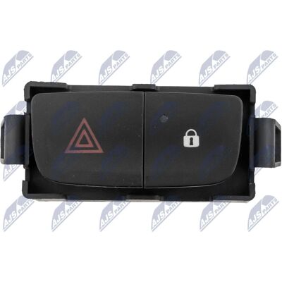 NTY Warning Flasher Switch - 12V, Dacia, Renault, Opel, Fiat, Nissan NTY Warning Flasher Switch - 12V, Dacia, Renault, Opel, Fiat, Nissan