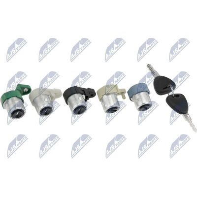 NTY EZC-RE-094 Lock Cylinder Set for Renault Kangoo - Lock Cylinder Set NTY EZC-RE-094 Lock Cylinder Set for Renault Kangoo - Lock Cylinder Set