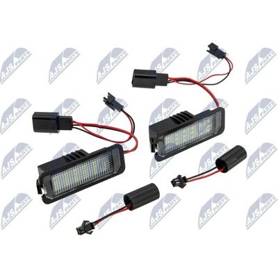 NTY Rekisterikilpivalo - Kaksipuolinen, LED, Yleiskäyttö VW/Seat NTY Rekisterikilpivalo - Kaksipuolinen, LED, Yleiskäyttö VW/Seat