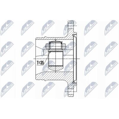 NTY NPW-CH-073 Antriebswellen Gelenksatz - Vorderachse NTY NPW-CH-073 Antriebswellen Gelenksatz - Vorderachse