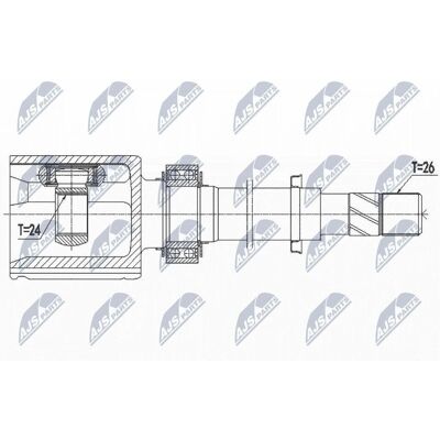Nissan NPW-NS-097 Drive Shaft - Front Right F15 Nissan NPW-NS-097 Drive Shaft - Front Right F15