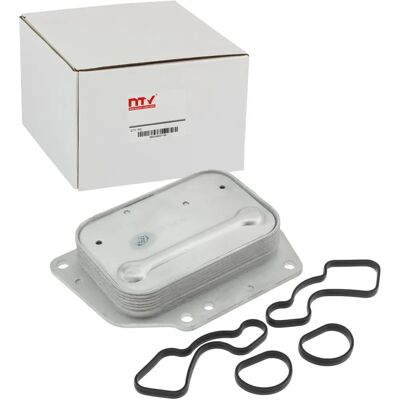 Refroidisseur d'huile Fiat - Refroidi par eau - Aluminium - Compatible avec Fiat 55255370 - Publicité Refroidisseur d'huile Fiat - Refroidi par eau - Aluminium - Compatible avec Fiat 55255370 - Publicité