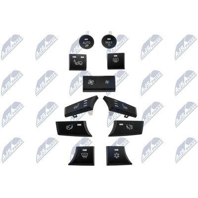 NTY EWS-BM-094 - Klimakontrollknappsett for BMW X5 X6 NTY EWS-BM-094 - Klimakontrollknappsett for BMW X5 X6